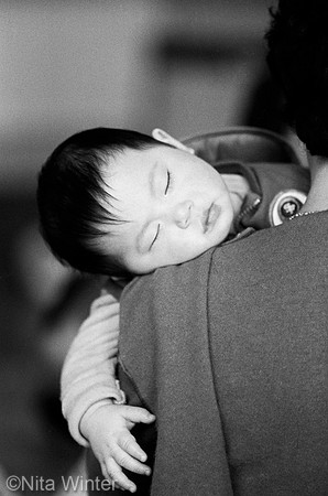 Sleeping Cambodian Boy, Tenderloin, San Francisco
