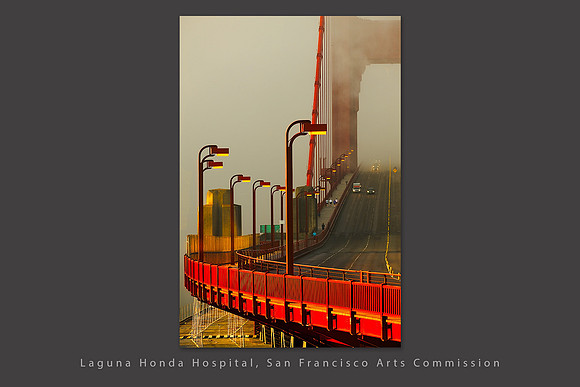 Golden Gate Bridge and fog at sunrise_marin county ca