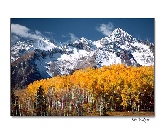 Mount Wilson and Golden Aspens, Telluride, Colorado