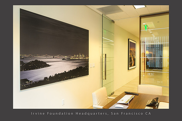 Corporate Art installation_Video Conference Room_ Moonlight Richardson Bay_LA_Irvine Fd_San Francisco