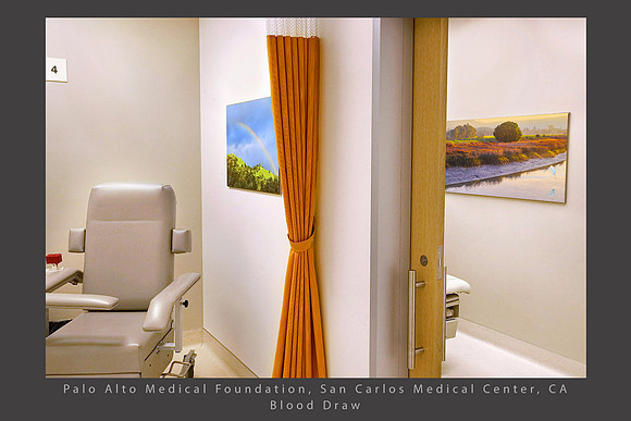 double rainbow Gallinas Creek PAMF San Carlos healthcare art
