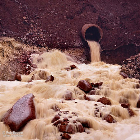 Toxic Mining Waste, Climax Mine, White River National Forest, Colorado