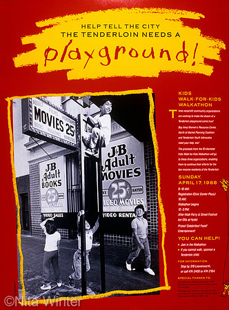 Poster for new Tenderloin Playground
